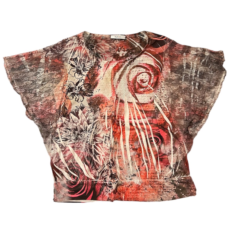Style & Co. Multicolor Floral Blouse